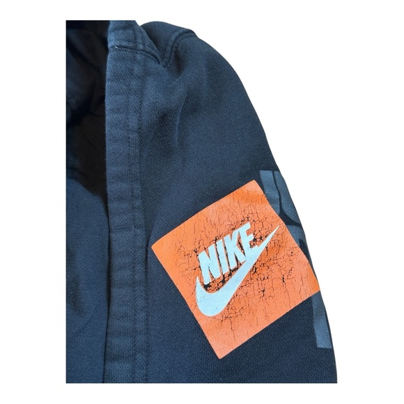 Nike Club JDI Just Do It Men's M Hoodie Black AV5905-010 Off-White - Picture 10 of 10